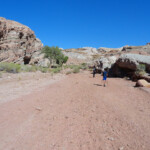 Starting the hike to Little Wild Horse Canyon in the San Rafael Swell Utah USA
