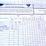 The Register at Little Wild Horse Canyon Trailhead in the San Rafael Swell Utah USA