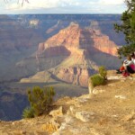Hopi Point Tourists at Hopi Point Grand Canyon National Park