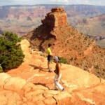 Grand Canyon National Park, View O Neill Butte Cedar Ridge, South Kaibab Trail, Arizona