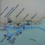 La mappa del Grand Canyon Village e la Village Route Transfer Station Village Route Transfer Station and Grand Canyon Village Map