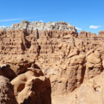 North view from the Top of Valley 2 in Goblin Valley State Park Utah USA