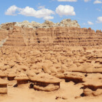 Wonderful Stone Shapes in Goblin Valley State Park Utah USA