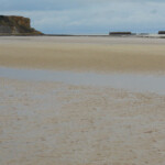 Arromanches: la baia ed il porto artificiale Arromanches Bay Normandy France