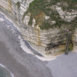 Scala di emergenza... Emergency Stairs, Falaise Aval, Etretat, Normandie, France