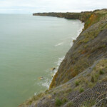 Cricqueville-en-Bessin: la Pointe du Hoc La Pointe du Hoc, Cricqueville en Bessin, Normandie, France