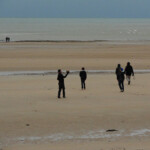 Juno Beach: tra poco si smette di giocare... Playing on the Beach, Juno Beach, Normandy, France